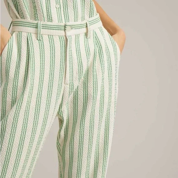 Munthe Galvina Striped Straight Leg Pants - Picture 3 of 7